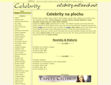 Tablet Screenshot of celebrity.miliweb.net